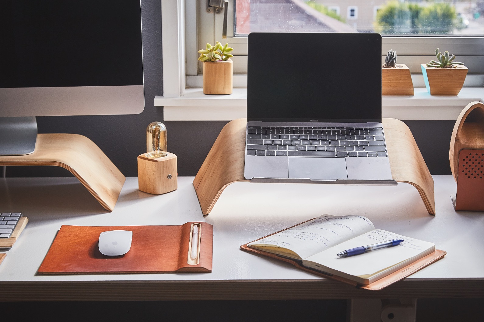 Zareco Media photo of desk and computer